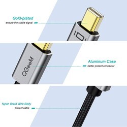 Qgeem QG-HD09 Mini Display Port To HDMI To Dönüştürücü - 6