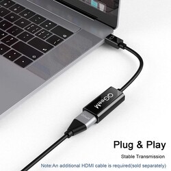 Qgeem QG-HD10 Mini Display Port To HDMI To Dönüştürücü - 5