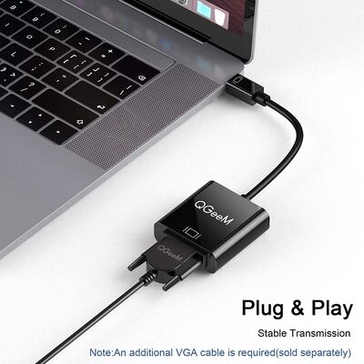 Qgeem QG-HD17 Mini Display Port To VGA Converter - 4