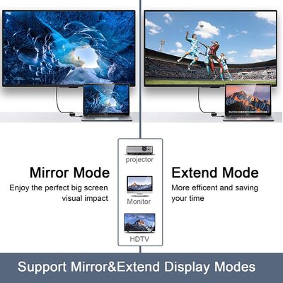 Qgeem QG-HD17 Mini Display Port To VGA Dönüştürücü - 3