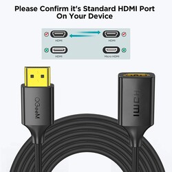 Qgeem QG-HD19 HDMI Kablo 0.91M - Thumbnail