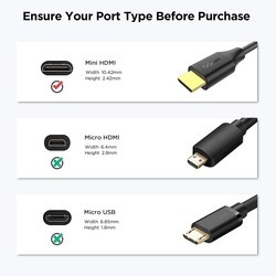 Qgeem QG-HD20 Mini HDMI Kablo - 2