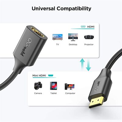 Qgeem QG-HD20 Mini HDMI Kablo - 3