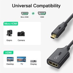 Qgeem QG-HD21 Micro HDMI Kablo - 3