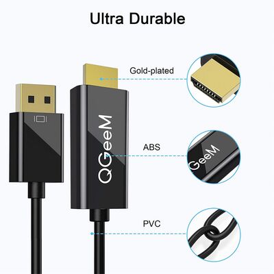 Qgeem QG-HD22 Display Port To HDMI Kablo - 7
