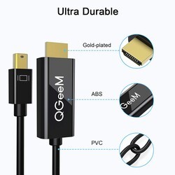 Qgeem QG-HD23 Mini Display Port To HDMI Kablo - 7