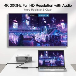 Qgeem QG-HD24 DVI To Display Port Dönüştürücü - 2