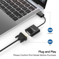 Qgeem QG-HD24 DVI To Display Port Dönüştürücü - 5