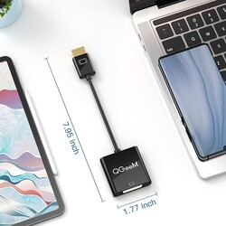 Qgeem QG-HD24 DVI To Display Port Dönüştürücü - 6