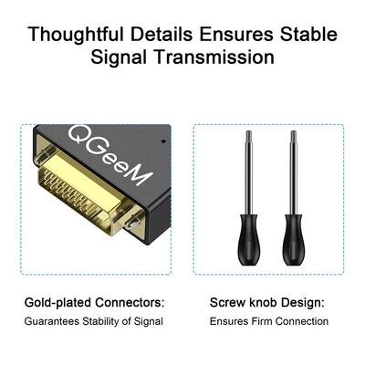 Qgeem QG-HD28 DVI To Display Port Kablo - 5