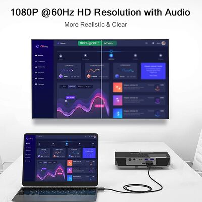 Qgeem QG-HD29 VGA To Mini Display Port Kablo - 3