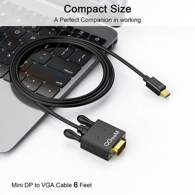 Qgeem QG-HD29 VGA To Mini Display Port Kablo - 5