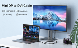 Qgeem QG-HD30 DVI To Mini Display Port Kablo - 12