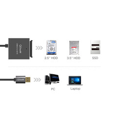 Qgeem QG-ST03 Harddisk Usb Dönüştürücü - Thumbnail