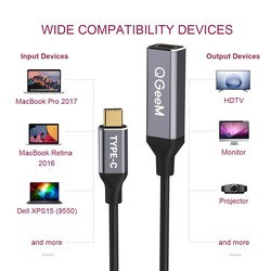 Qgeem QG-UA08 Type-C To Mini Display Dönüştürücü - 2