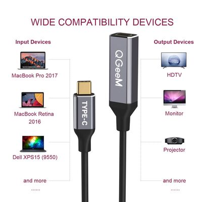 Qgeem QG-UA08 Type-C To Mini Display Dönüştürücü - 2