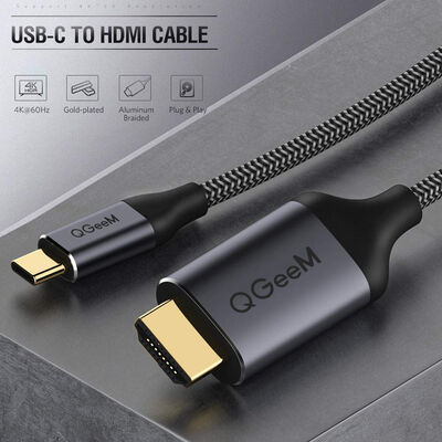Qgeem QG-UA09 Type-C To HDMI 2.1 Kablo 3M