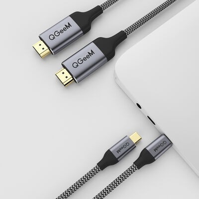 Qgeem QG-UA09 Type-C To HDMI Cable 3M - 11