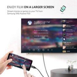 Qgeem QG-UA09 Type-C To HDMI Kablo 3M - 8