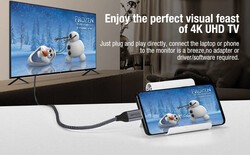 Qgeem QG-UA09 Type-C To HDMI Kablo 3M - 12