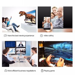 Qgeem QG-UA17 Type-C to VGA Adaptörü Yüksek Çözünürlüklü Dönüştürücü Kablo 1080p 60Hz 1.2 Metre - 13