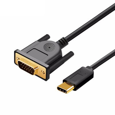 Qgeem QG-UA17 Type-C to VGA Adaptörü Yüksek Çözünürlüklü Dönüştürücü Kablo 1080p 60Hz 1.8 metre - 8