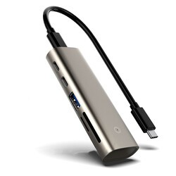 Qgeem QG-UH05 6 İn 1 Type-C Hub 22 Cm - 2