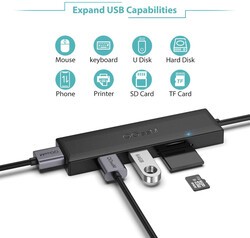 Qgeem QG-UH05 Usb Hub 0.2M - 2