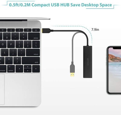 Qgeem QG-UH05 Usb Hub 0.8M - 6
