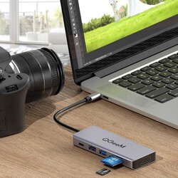 Qgeem QG-UH09 9 in 1 Usb Hub - 6