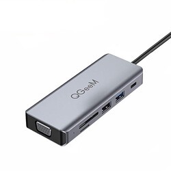 Qgeem QG-UH09 9 in 1 Usb Hub - 8