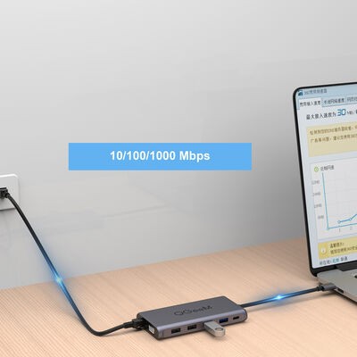 Qgeem QG-UH12-V 12 in 1 Usb Hub - 7