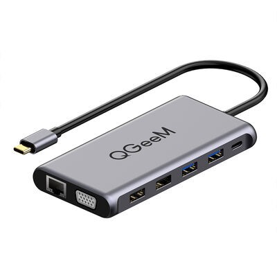Qgeem QG-UH12-V 12 in 1 Usb Hub - 8