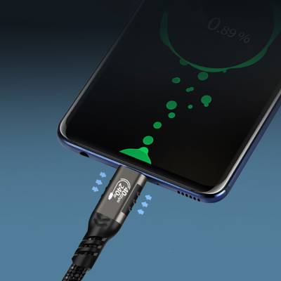 Qgeem QG01 Type-C to Type-C USB4 PD Data Kablosu 240W 40Gbps 8K@60Hz 0.2 Metre - 15