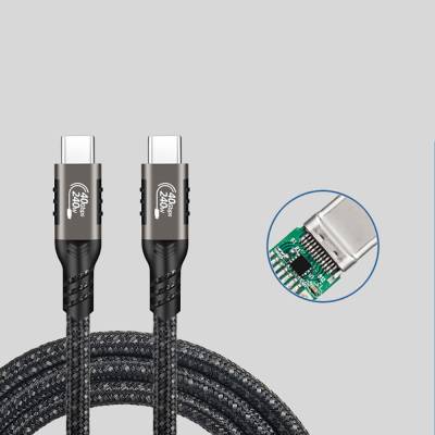 Qgeem QG01 Type-C to Type-C USB4 PD Data Kablosu 240W 40Gbps 8K@60Hz 1 Metre - 9