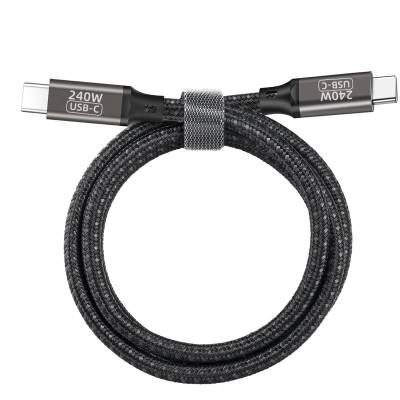 Qgeem QG02 Type-C to Type-C PD3.1 Data Kablosu 240W 480Mbps 1 Metre - Qgeem