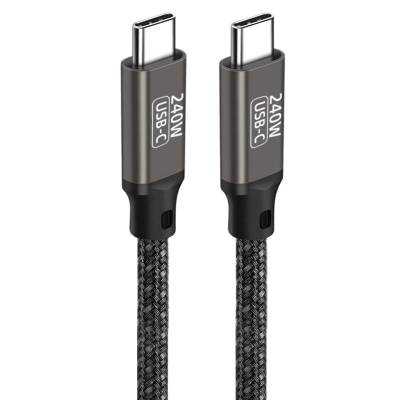 Qgeem QG02 Type-C to Type-C PD3.1 Data Kablosu 240W 480Mbps 3 Metre - 5
