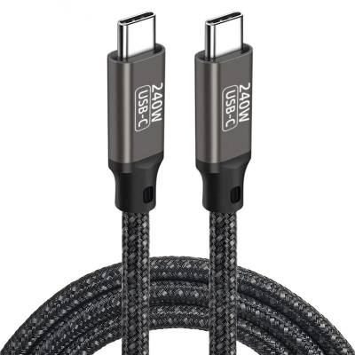 Qgeem QG02 Type-C to Type-C PD3.1 Data Kablosu 240W 480Mbps 3 Metre - 13