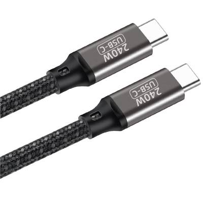 Qgeem QG02 Type-C to Type-C PD3.1 Data Kablosu 240W 480Mbps 3 Metre - 8