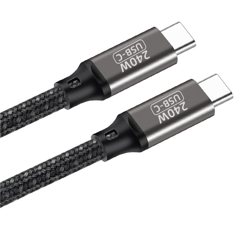 Qgeem QG02 Type-C to Type-C PD3.1 Data Kablosu 240W 480Mbps 3 Metre - 8