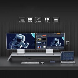 Qgeem T4803 Thunderbolt 4 Mini Dock - 3