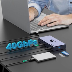 Qgeem T4803 Thunderbolt 4 Mini Dock - 5