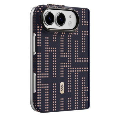 Raptic Aramid SkinPro Grid Series Carbon Cover for Apple iPhone Duo – MagSafe Compatible - 9