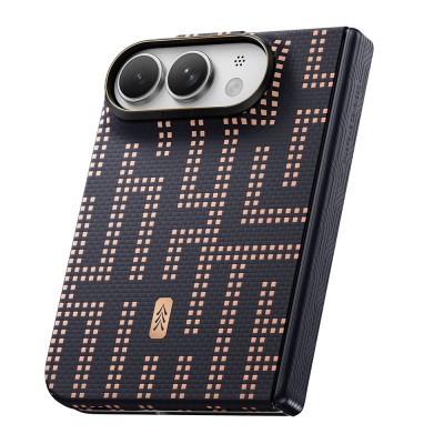 Raptic Aramid SkinPro Grid Series Carbon Cover for Apple iPhone Duo – MagSafe Compatible - 12