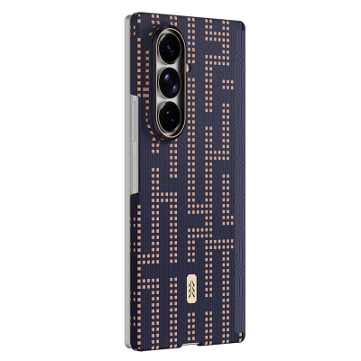 Raptic Aramid SkinPro Series Carbon Cover for Galaxy Z Fold 8 Ultra with M-Safe Charging Support - Raptic