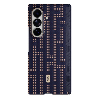 Raptic Aramid SkinPro Series Carbon Cover for Galaxy Z Fold 8 Ultra with M-Safe Charging Support - 1
