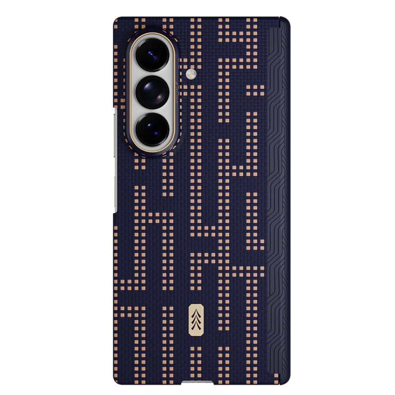Raptic Aramid SkinPro Series Carbon Cover for Galaxy Z Fold 8 Ultra with M-Safe Charging Support - 1