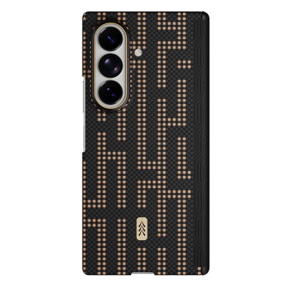 Raptic Aramid SkinPro Series Carbon Cover for Galaxy Z Fold 8 Ultra with M-Safe Charging Support - 6