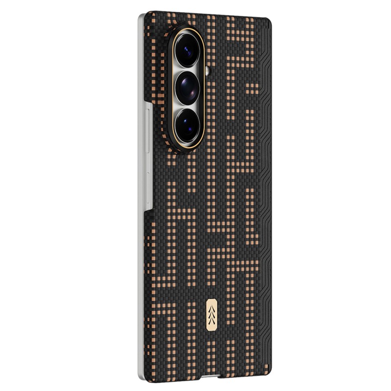 Raptic Aramid SkinPro Series Carbon Cover for Galaxy Z Fold 8 Ultra with M-Safe Charging Support - 8