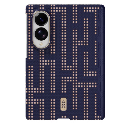 Raptic Aramid SkinPro Series Carbon Cover with M-Safe Charging for Galaxy Z Fold 8 - 4